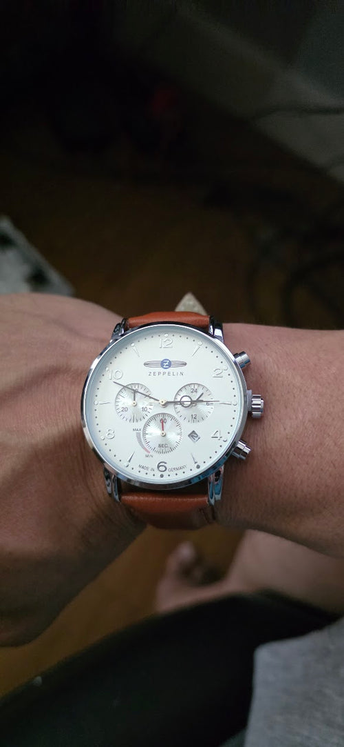 Zeppelin Chronograph Series Top Leather Watch